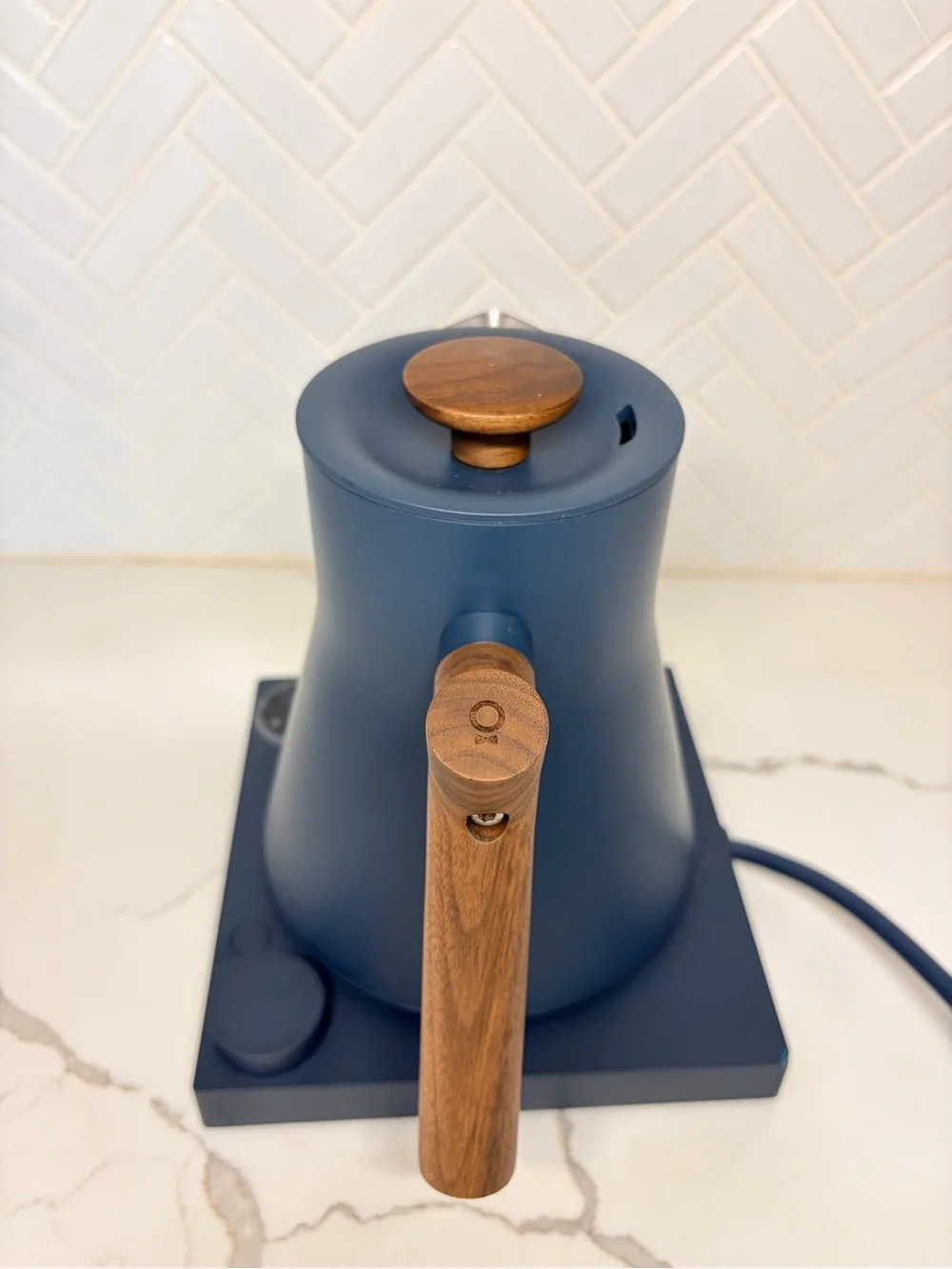 Fellow Corvo EKG Pro Electric Kettle Temp Control Blue Coffee Tea Essential